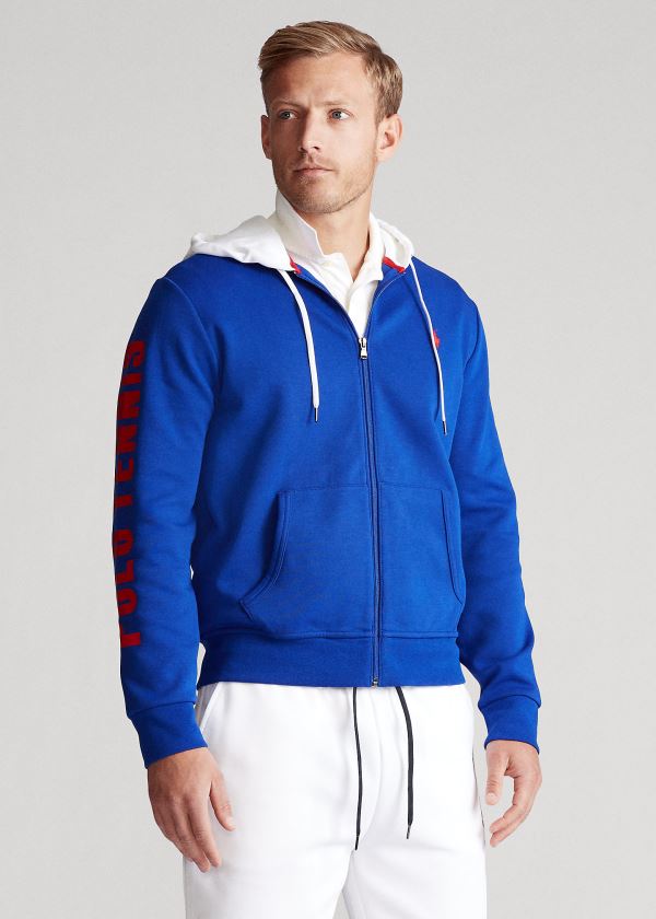 Polo Ralph Lauren Polo Tennis Double-Knit Hættetrøje Herre Danmark (HDIXJ5190)